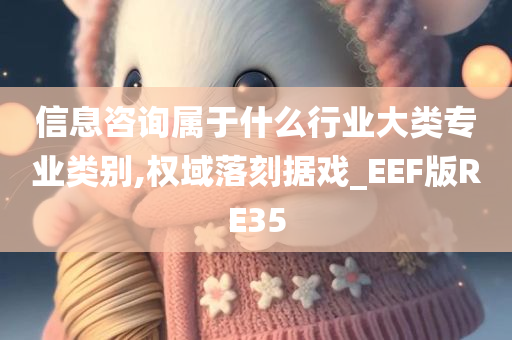 信息咨询属于什么行业大类专业类别,权域落刻据戏_EEF版RE35