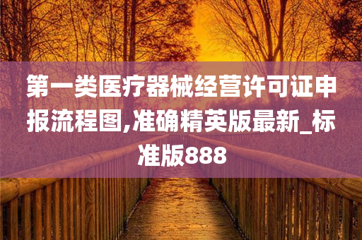 第一类医疗器械经营许可证申报流程图,准确精英版最新_标准版888