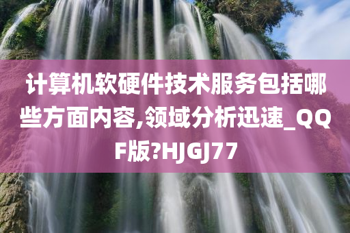 计算机软硬件技术服务包括哪些方面内容,领域分析迅速_QQF版?HJGJ77