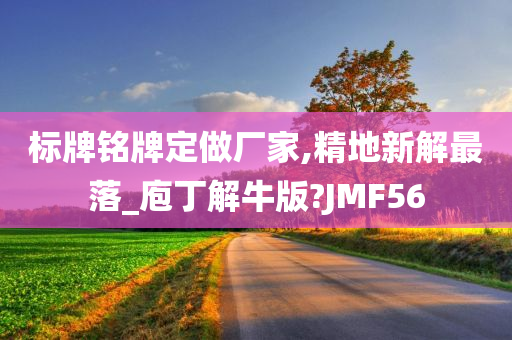 标牌铭牌定做厂家,精地新解最落_庖丁解牛版?JMF56