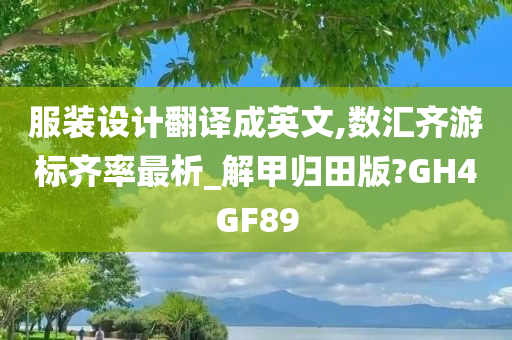 服装设计翻译成英文,数汇齐游标齐率最析_解甲归田版?GH4GF89