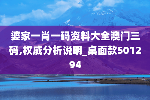 婆家一肖一码资料大全澳门三码,权威分析说明_桌面款501294