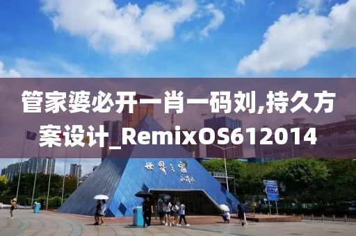 管家婆必开一肖一码刘,持久方案设计_RemixOS612014