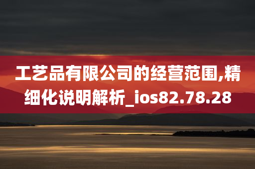 工艺品有限公司的经营范围,精细化说明解析_ios82.78.28