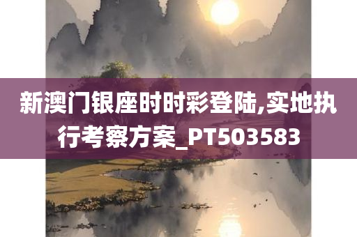 新澳门银座时时彩登陆,实地执行考察方案_PT503583