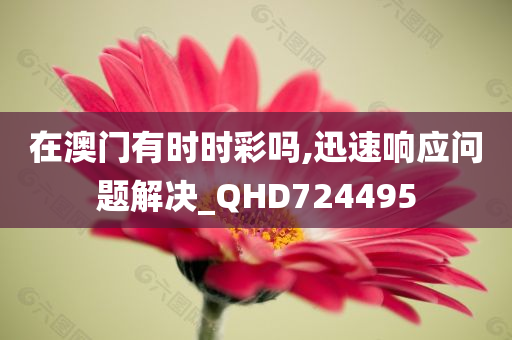 在澳门有时时彩吗,迅速响应问题解决_QHD724495