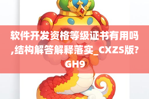 软件开发资格等级证书有用吗,结构解答解释落实_CXZS版?GH9