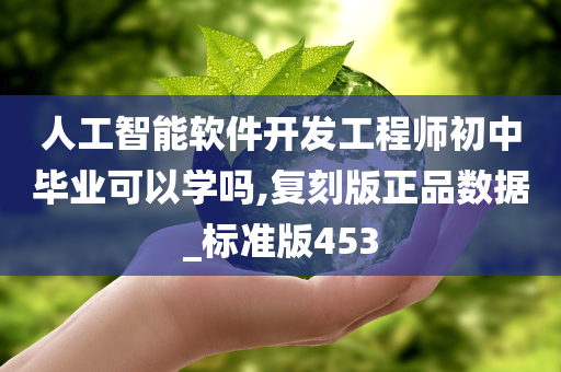 人工智能软件开发工程师初中毕业可以学吗,复刻版正品数据_标准版453