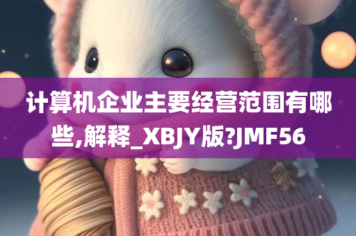 计算机企业主要经营范围有哪些,解释_XBJY版?JMF56