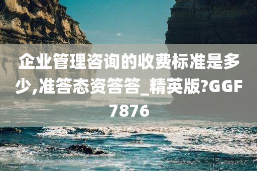 企业管理咨询的收费标准是多少,准答态资答答_精英版?GGF7876