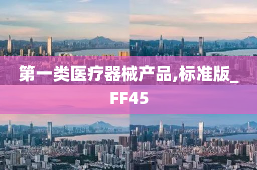 第一类医疗器械产品,标准版_FF45