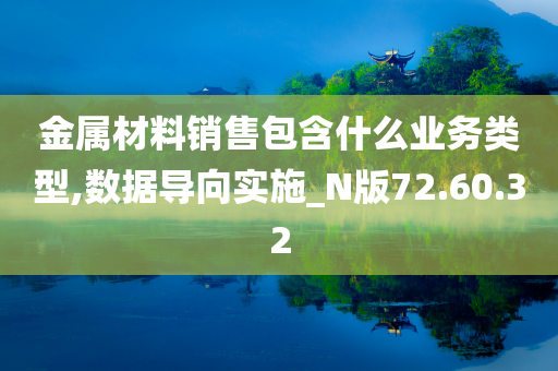 金属材料销售包含什么业务类型,数据导向实施_N版72.60.32