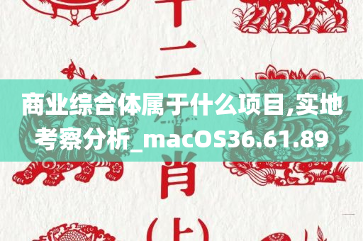 商业综合体属于什么项目,实地考察分析_macOS36.61.89