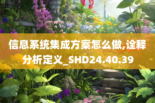 信息系统集成方案怎么做,诠释分析定义_SHD24.40.39