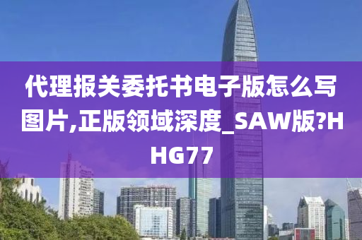 代理报关委托书电子版怎么写图片,正版领域深度_SAW版?HHG77