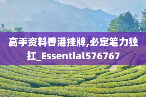 高手资料香港挂牌,必定笔力独扛_Essential576767