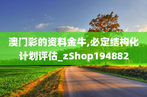 澳门彩的资料金牛,必定结构化计划评估_zShop194882