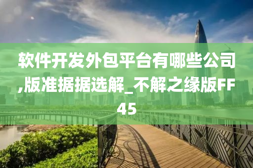 软件开发外包平台有哪些公司,版准据据选解_不解之缘版FF45