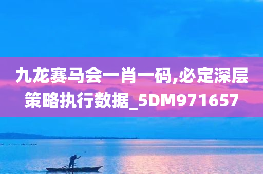 九龙赛马会一肖一码,必定深层策略执行数据_5DM971657