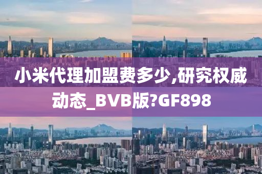 小米代理加盟费多少,研究权威动态_BVB版?GF898