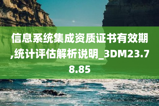 信息系统集成资质证书有效期,统计评估解析说明_3DM23.78.85