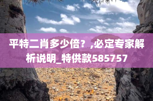 平特二肖多少倍？,必定专家解析说明_特供款585757