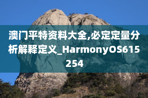 澳门平特资料大全,必定定量分析解释定义_HarmonyOS615254