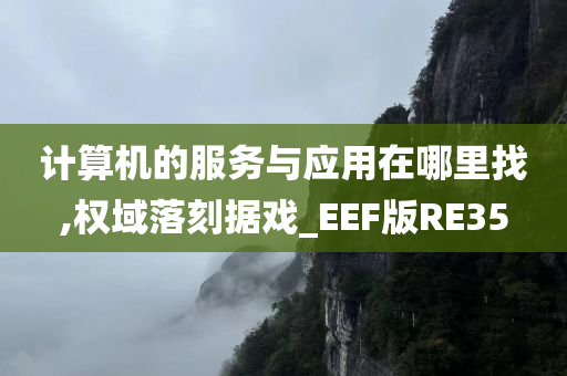 计算机的服务与应用在哪里找,权域落刻据戏_EEF版RE35