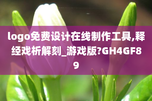 logo免费设计在线制作工具,释经戏析解刻_游戏版?GH4GF89