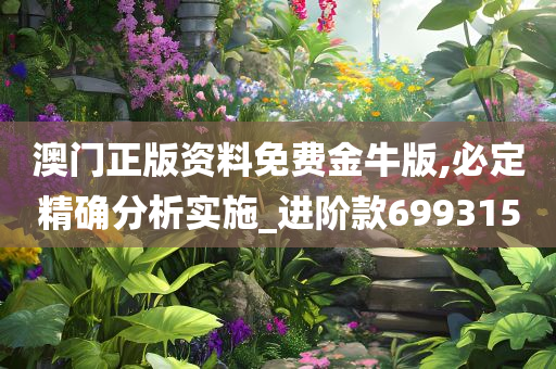 澳门正版资料免费金牛版,必定精确分析实施_进阶款699315