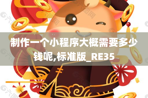 制作一个小程序大概需要多少钱呢,标准版_RE35