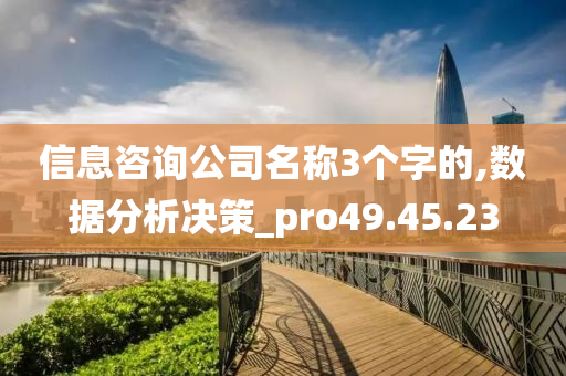 信息咨询公司名称3个字的,数据分析决策_pro49.45.23