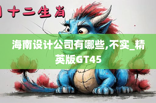 海南设计公司有哪些,不实_精英版GT45