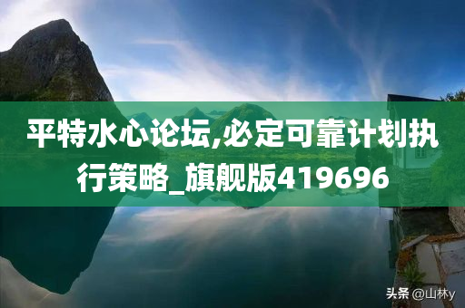 平特水心论坛,必定可靠计划执行策略_旗舰版419696