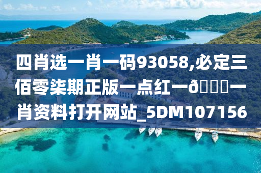 四肖选一肖一码93058,必定三佰零柒期正版一点红一🐎一肖资料打开网站_5DM107156