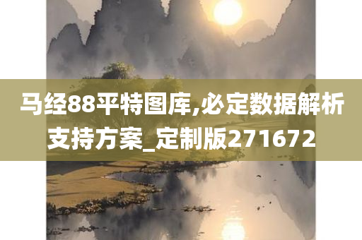 马经88平特图库,必定数据解析支持方案_定制版271672