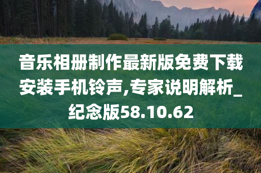 音乐相册制作最新版免费下载安装手机铃声,专家说明解析_纪念版58.10.62