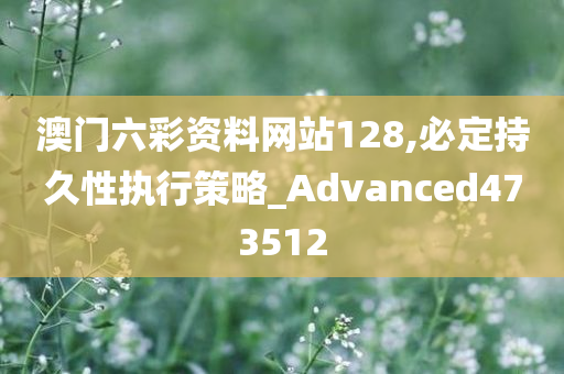 澳门六彩资料网站128,必定持久性执行策略_Advanced473512