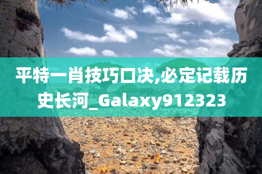 平特一肖技巧口决,必定记载历史长河_Galaxy912323