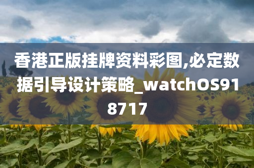 香港正版挂牌资料彩图,必定数据引导设计策略_watchOS918717