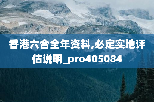 香港六合全年资料,必定实地评估说明_pro405084