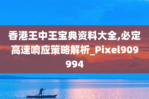 香港王中王宝典资料大全,必定高速响应策略解析_Pixel909994