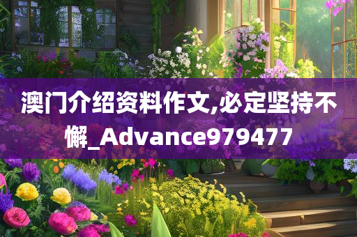 澳门介绍资料作文,必定坚持不懈_Advance979477