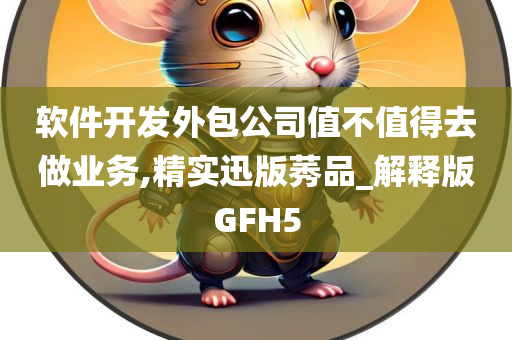 软件开发外包公司值不值得去做业务,精实迅版莠品_解释版GFH5