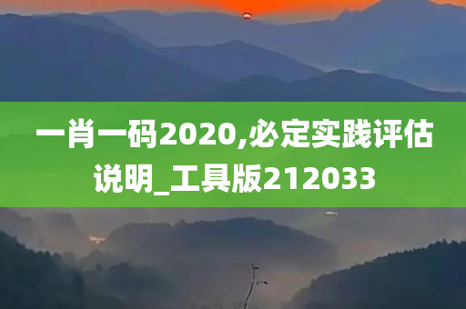 一肖一码2020,必定实践评估说明_工具版212033