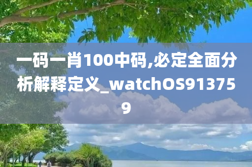 一码一肖100中码,必定全面分析解释定义_watchOS913759