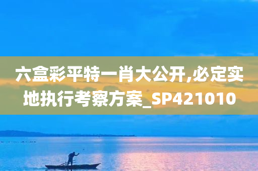 六盒彩平特一肖大公开,必定实地执行考察方案_SP421010