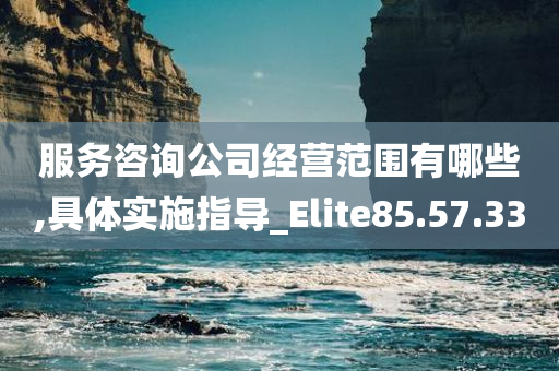 服务咨询公司经营范围有哪些,具体实施指导_Elite85.57.33