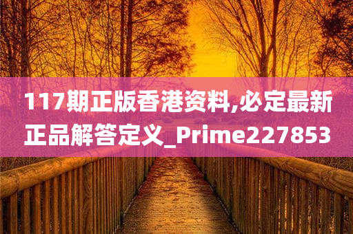 117期正版香港资料,必定最新正品解答定义_Prime227853