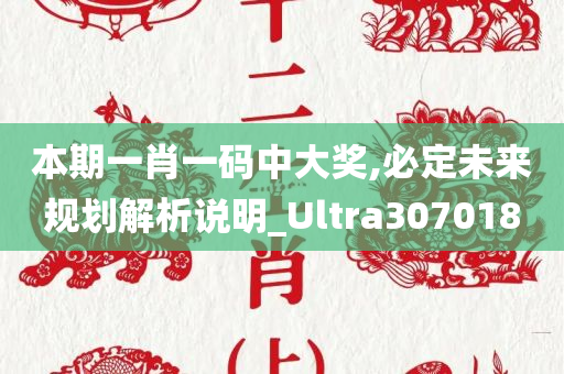 本期一肖一码中大奖,必定未来规划解析说明_Ultra307018